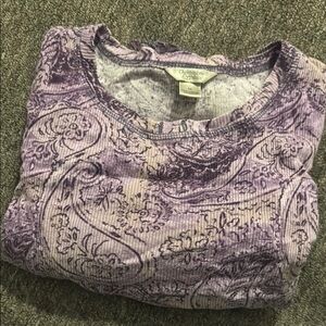 Y2K paisley long sleeve